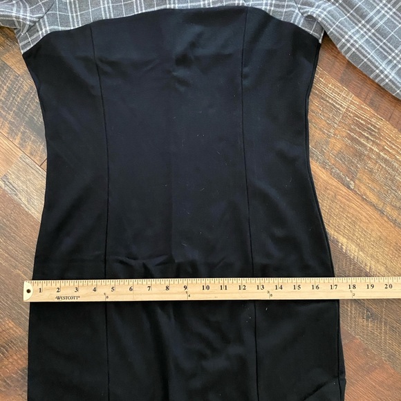 HOMEYEE Women's Retro Chic Colorblock Lapel Career Tunic Dress Large - Picture 8 of 8